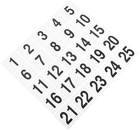 BESPORTBLE 25pcs Table Plates Decorative Wedding Signs Plastic Reusable Signs for Banquet Reception Supplies Table Tents