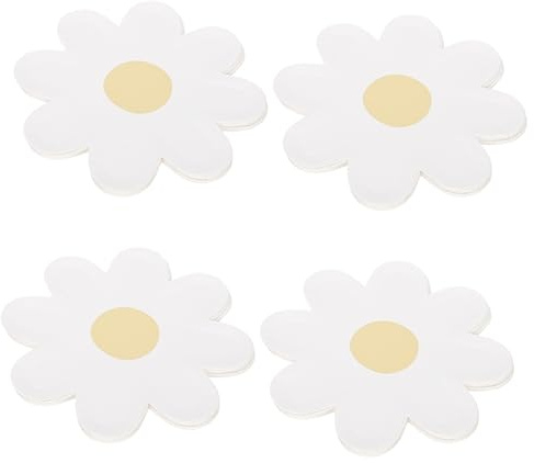 GALPADA Plato De Flores Vajilla Con Margaritas Platos Para Fiestas Vajilla Bonita Platos Con Para Cumpleaños Fiestas Infantiles 20 piezas x 4