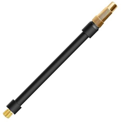 JOOTUEPO 2-in-1 Schrader Presta Valve Adapter, 16cm Bike Pump Inflator, Adaptor Extension Tube Hose for Portable, Compatible with Most Compatible with Portable Air Compressors