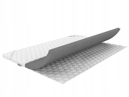 REM-Sen Matratzen Topper Soft Matratzentopper 110x200cm Höhe 5 cm Härtegrad 2 (H2) Mattress Topper aus weichem Schaumstoff/HR Kaltschaum, Dreilagige Membranhülle, Öko-Tex Zertifiziert