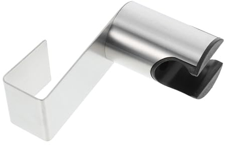 PLAFOPE Support Mural de Douchette en Acier Inoxydable 304 Poli Argenté Compatible Pulvérisateur de Bidet Fixation Murale ou Réservoir WC Accessoire Salle de Bain Solide et Résistant à