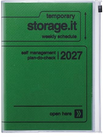 MARK'S 2026/27 Diary A5 Storage.it // Green