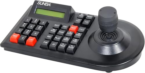 SUNBA 3D Keyboard Joystick for Analog CCTV PTZ Dome Cameras, Compatible with Mainstream DVR