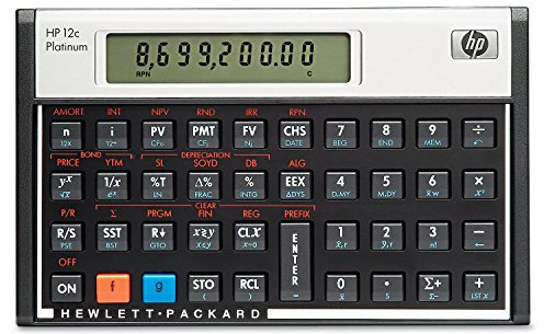 HP F2231AA#B12-12C Platinum Financial Calculator