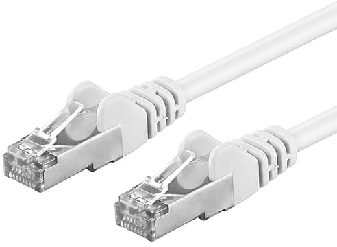 Premium Cord Patch Cable CAT6a S-FTP, RJ45-RJ45, AWG 26/7 7 m Colour White