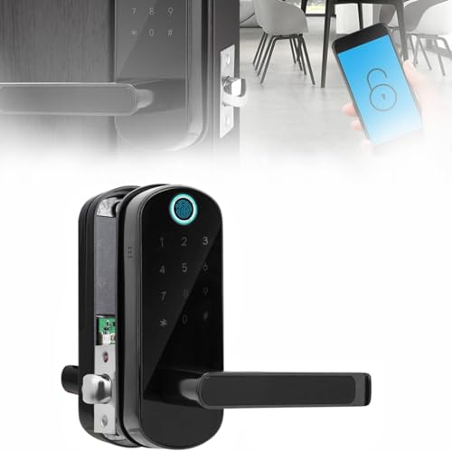 Serratura Intelligente Impronte Digitali Touchscreen Intelligente Biometrico Serratura Elettronica Digitale Impermeabile Telecomando APP Casa Intelligente in forma Hotel Appartamento Famiglia