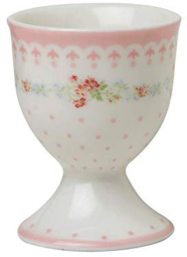 GreenGate Eierbecher Egg Cup Sinja White Blumen Vintage Landhausstil Sonderedition