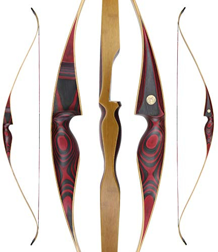Jackalope Recurvebogen Red Beryl 64 Zoll One Piece 25-50 lbs Linkshand (40 lbs)