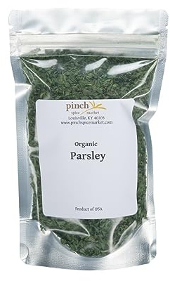 Organic Parsley - Fresh Dried, Grown in California, USA - 4 Ounces
