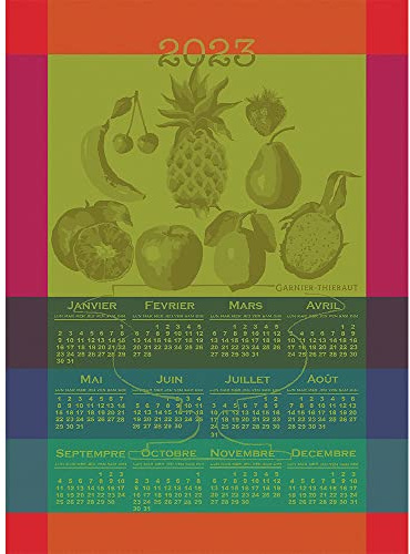 Garnier Thiebaut Geschirrtuch Kalender 2023 Fruite