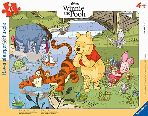 Kinderpuzzle 48 Teile - Disney Winnie Puuh - Mit Winnie Puuh die Natur entdecken