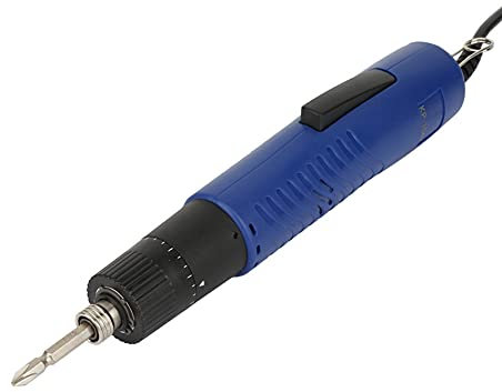 Cacciavite Elettrico Regolabile, Avvitatori Elettrici Cacciaviti Coppia 1/4 Gambo Dritto Portatile Kit di Riparazione Avvitato Elettrico Semiautomatico 900 Giri/min Vite Adatta per(Spina UE 220V)