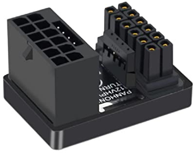 ASHLUYAK Grafikkarte GPU-Netzteiladapter 180-Grad-U-Turn-Anschluss 12 + 16P auf 16P für Desktop-Chassis-Kartenkabel PH316 GPU PCIe5.0 16Pin auf 16P U-Turn