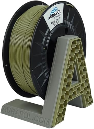 AURAPOL PETG Filament 1.75 | 1kg Armee Sandsturm | filament-3d-druckmaterialien | 1 kg Premium 3D Drucker Filament kompatibel mit meisten FDM(FFF)-3D-Druckern und 3D-Stiften | Army Sand Storm