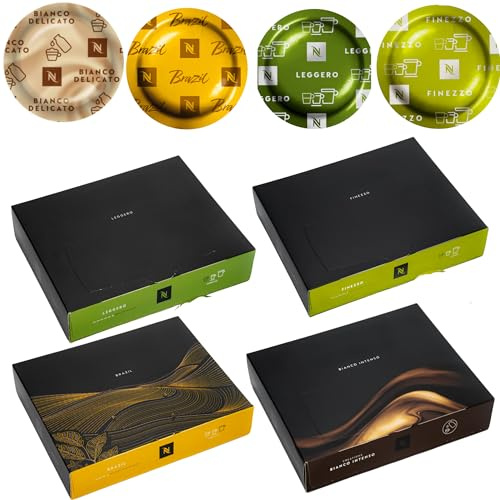 Ambience Products Pro Capsules Mild Assortment - 200 Coffee Pods Bianco Delicato, Leggero, Finezzo, Brazilian Origin Flavors | For Commercial Machine