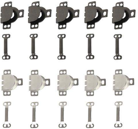 pcsfoe Hosenverschluss Haken,10 Gruppen Hosenhaken,Ösenverschlüsse Haken | Haken Verschluss,Haken und Ösen,Hakenverschluss Kleidung,Von Kleidungsstücken und DIY-Nähen Heimwerkerarbeiten Verwendet