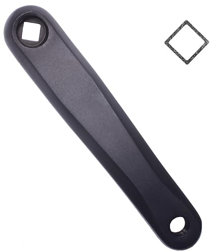 Alps2Ocean Braccio a manovella universale per bicicletta, 152 mm/160 mm/165 mm/170 mm/175 mm, braccio sinistro disponibile in foro diamantato e foro quadrato per City Bike, bicicletta pieghevole, MTB,