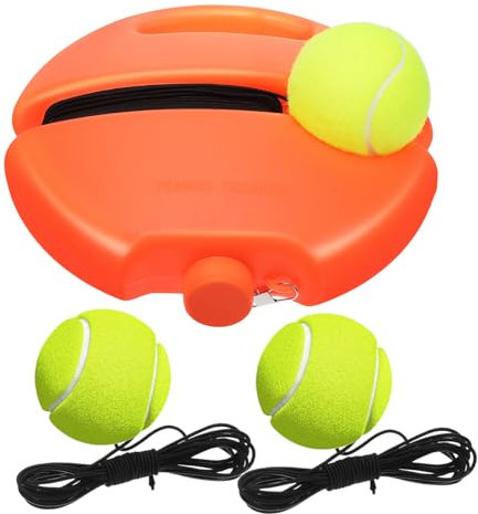 PAMINGONO 1satz Tennis Rebound Trainer Mit Elastischem Seil Effektives Übungsgerät Für Anfänger Tragbar Stabiler Wasserbasis Verbesserung Von Grundfertigkeiten Im Tennis