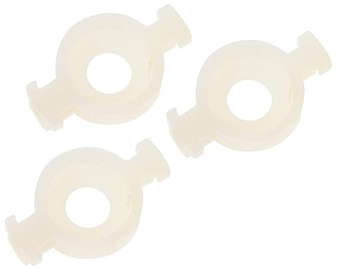 Toyvian Trumpet Valves Spring Pads 3pcs Plastic White Cornet Valves Spring Supporting Pieces Easy to Install Portable Accessories for Trumpet