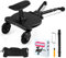 JoyCushy Patin Carro Bebe Universal con Asiento,Buggy Board para niños con bolsa,Diseño estable de dos ruedas, con correa de suspensión,Accesorio para cochecito para niños de 2 a 6 años (25 kg),negro