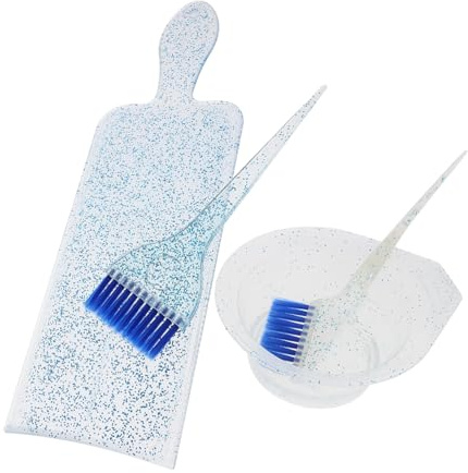 SAFIGLE Haarfärbepinsel und Schalenset Set mit Schüssel und Pinsel für Haarfarbe für Heimgebrauch und Friseursalons