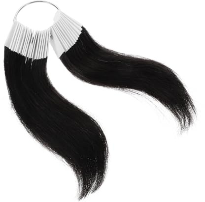 KAILIKETIY 30 Anneaux De Couleur Cheveux Humains 3 Degrés Nuancier Professionnel Formation En Coiffure Ensemble 30 Mèches Naturelles Réutilisables Pour Salon Et Apprentissage