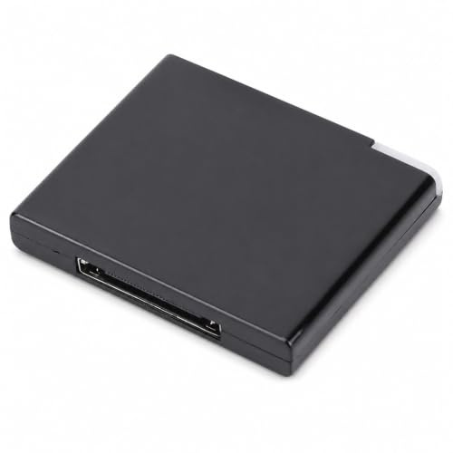 Elprico Adaptador Bluetooth 5.0 de 30 Pines para SoundDock, Adaptador Bluetooth de 30 Pines a Compatible con Teléfonos iOS y Pad Compatible con A2DP V1.2, Velocidad de Transmisión de 4