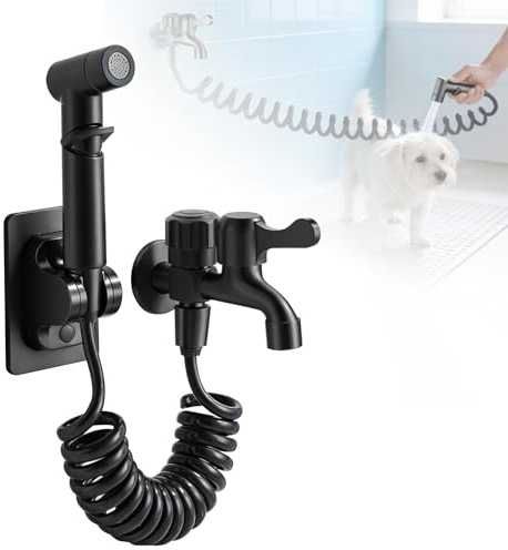 Toilet Shower Kit – Hand Bidet Sprayer with Accessory Bidets Hose ABS Bidet Toilet, Shower Head Bidets for Washbasin and Toilet – Shower Kit for Personal Hygiene and Cleaning