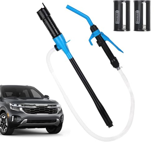 Pompe de Transvasement à Batterie - Extracteur de Siphon à Fluide | Pompe de Électrique,pour Aquarium Bateau Voiture Camping-Car Générateur Tondeuse à Gazon Chantier de