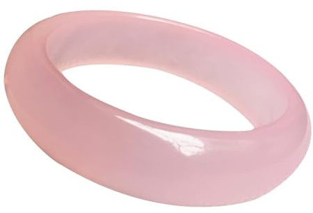 Jade Armreif für Frauen, natürliches rosa echtes Jade -Armband sicher und verheißungsvoller Schmuck