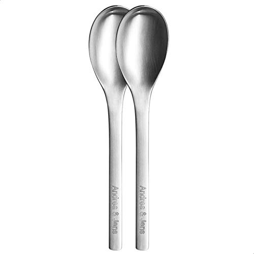 Müslilöffel mit Gravur 2tlg. ** Marke: Puresigns ** inkl. Namensgravur auf der Vorderseite