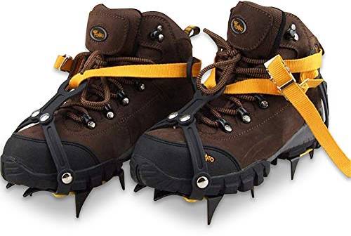 VGEBY Crampon Steigeisen Metallhaken An Kletterschuhe Anti-Rutsch Auf Schnee Oder EIS Extremsport