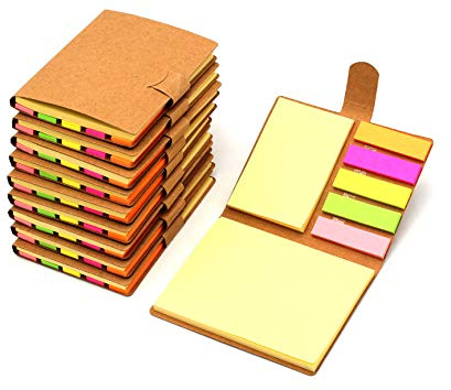 Tueascallk 10 Packs Combination Sticky Notes, Pop-up Self-Adhesive Notes, 3.2 x 4.1, 200 Sheets/Pack