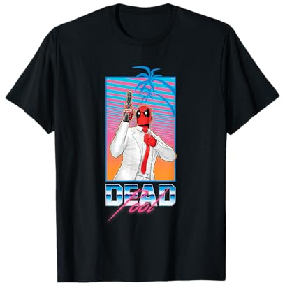 Marvel Deadpool Tropical 90s T-Shirt