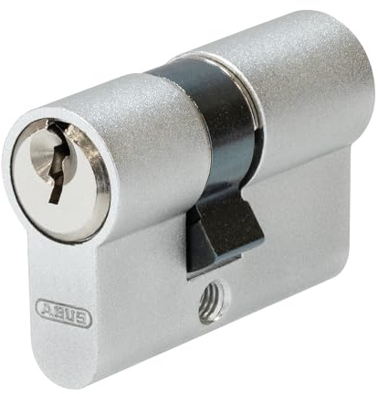 ABUS Kurzzylinder C51TI ST 21/26 – Türzylinder für Glastüren, Metalltüren und dünne Eingangstüren – gleichschließend, Schließzylinder inklusive 3 Schlüssel