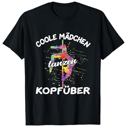 Poledance Mädchen T-Shirt, Herren, Schwarz, L