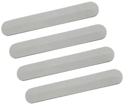 Gintai 4 PCS / 1 Set Bottom Cover Rubber Foot Strips Feet Pad Replacement for HP Pavilion 15-CS 15-CW TPN-Q208 TPN-Q210 Silver