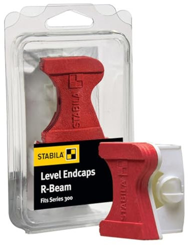 Stabila Pair of Replacement End Caps for R Type Range Type R Profile STBRTYPE