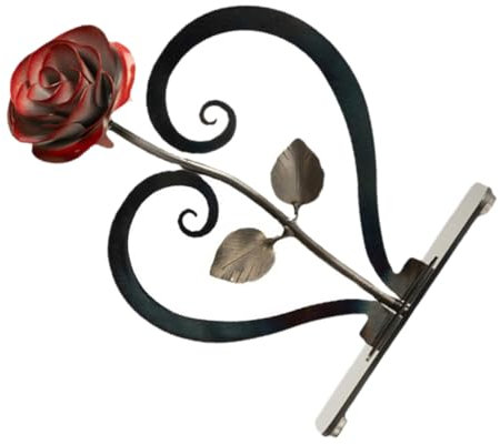 GOOHOCHY Künstliche Blumendekoration Rosenfigur Acrylrose Kunstrose Rosenornament Für Schreibtisch Schlafzimmer Wohnzimmer