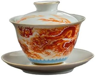Teiere Set Di Teiere Set Tè In Porcellana Con Drago Fenice Kung Fu Tazza Tè Regalo Per Uso Personale Per Festival Teiera Set Da Tè(A)