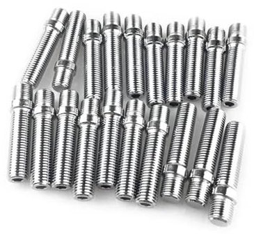 20 Stück Erweiterte Radbolzen-Konvertierung, Hohe Radschrauben, Radnaben-Reifen-Schrauben (M14,1,5-M12x1,5, M12,1,5-M12x1,5, M14,1,25-M12x1,5) Radschraubenmuttern(M12.1.25-M12x1.5)
