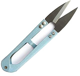 CHFYIJYHM Mini-U-förmige Schere, Nähschere, Schneidwerkzeuge, Thrum-Clipper, Trimmzange, DIY-Zubehör, Handarbeitssets, Haushaltsgegenstände for zu Hause(Ligth Blue,One Size)