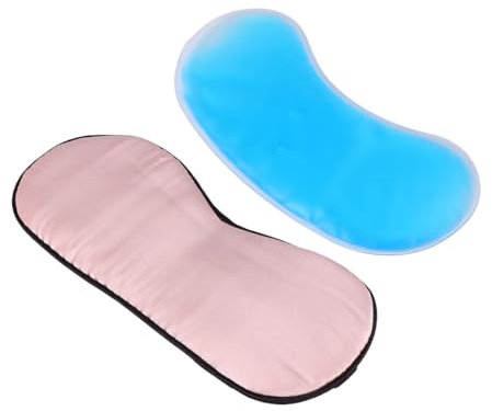 VINTORKY Schlafaugenmaske Für Damen Seidenschlafmaske Eisbeutel Augenbinde Augenmaske Schlafmaske Für Herren Augenmaske Zum Schlafen