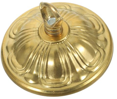 MOBUTOFU Kronleuchter Baldachin Aufhängesystem Reinem Kupfer Deckenmontageplatte Für Pendelleuchten Vintage Design Robust Und Geeignet Für Flur Und