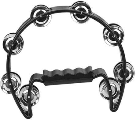 TOYANDONA Handheld Tamburin Mit Und Instrument Für Mädchen Und Erwachsene Für Partys Konzerte Und Schulveranstaltungen Leuchtender Und Vielseitige Verwendung