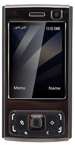 Fafeims 2G GSM Entsperrtes Slider-Handy mit Großen Tasten und Sprachänderungsfunktion für (Black)