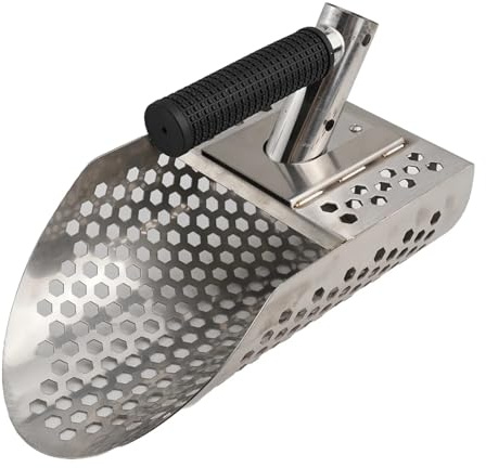Rastrello per pulci di sabbia Rilevatore di metalli Longevity, pala for sabbia, rilevatore da spiaggia, impugnatura comoda, rilevamento efficiente dei , ergonomica