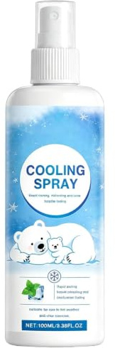 Spray Refrescante Para La Ropa 100ml Inodora con Secado Rápido | Refrescante para Ropa Para Clima Caluroso, Al Aire Libre, Deporte, Fitness, Camping, Viajes, Desplazamientos Diarios