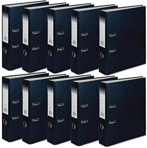 OFFICE CENTRE 10 x A4 75mm Strong Premium Business Lever Arch Files Folders Metal Binder Bar Ring Document