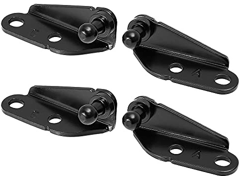 X AUTOHAUX 4 piezas de 10 mm de bola de vehículos soportes de montaje para amortiguadores de gas
